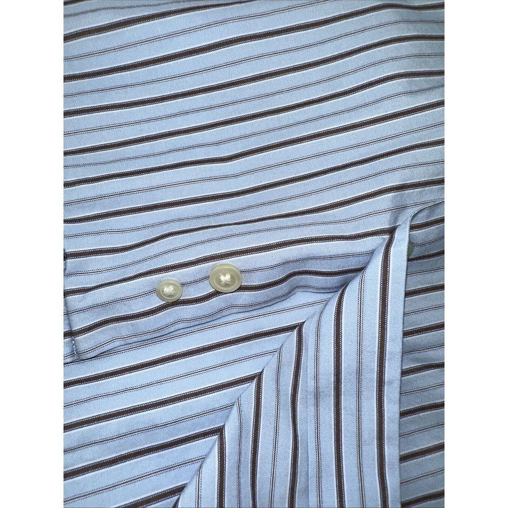 Banana Republic Mens XL Long Sleeve Button Up Cotton Shirt Multicolor Stripes - Picture 6 of 8